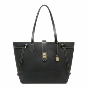 Michael Kors Cassie Black Leather Tote/Carryall
